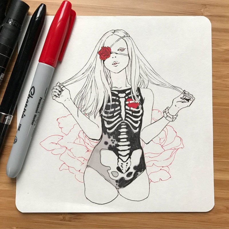 Эскизы для скетчбука