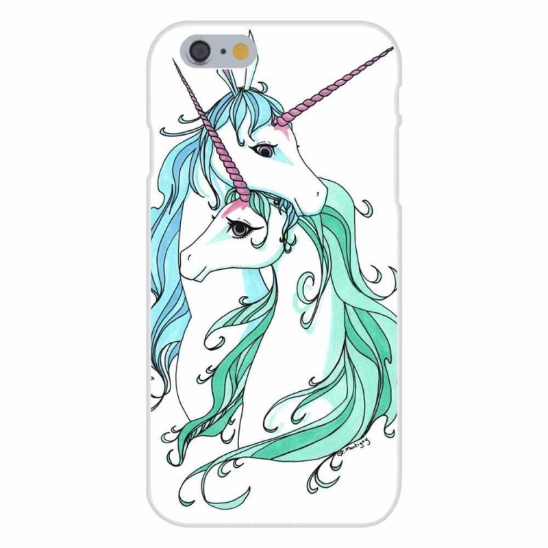 Единорог цветными карандашами