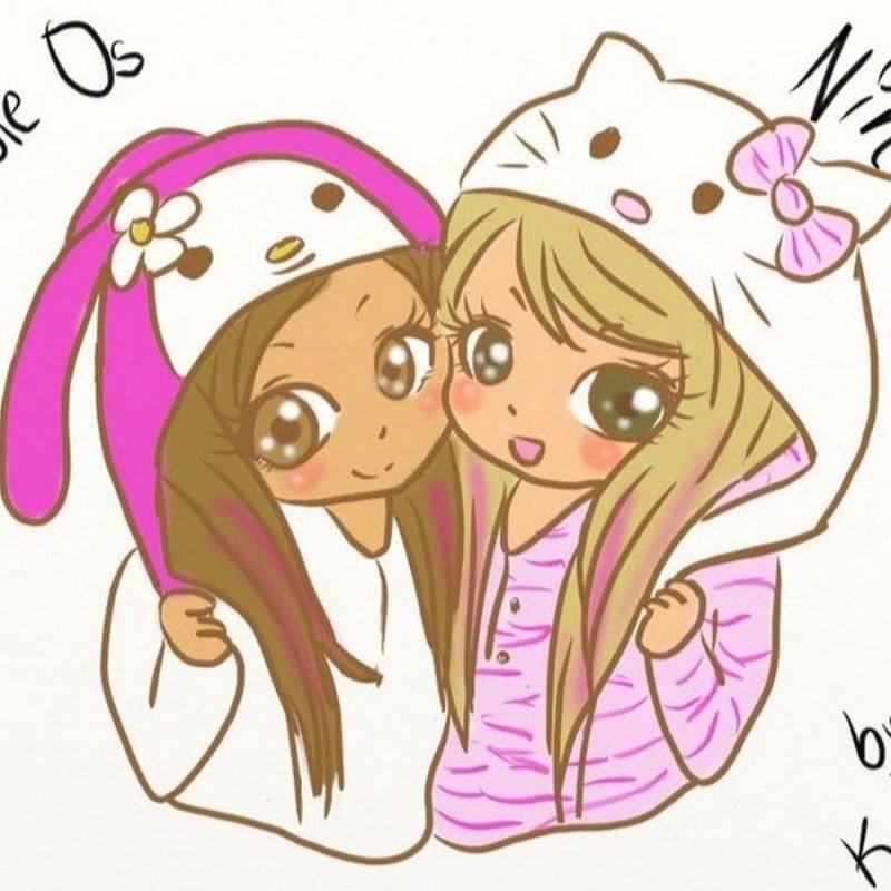 Рисунки для срисовки подруги