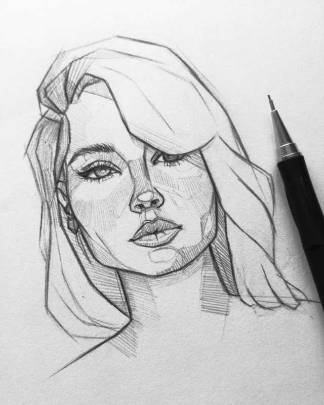 Эскизы карандашом