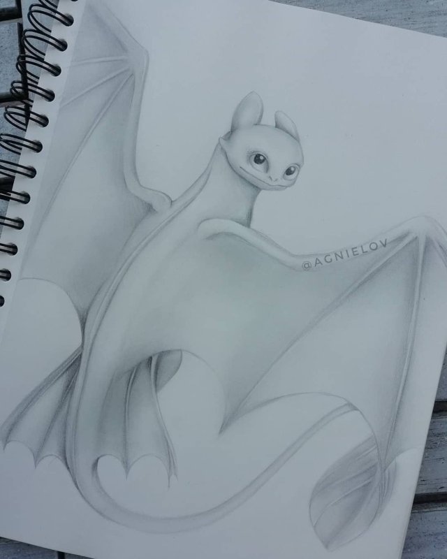 Рисунки драконов карандашом