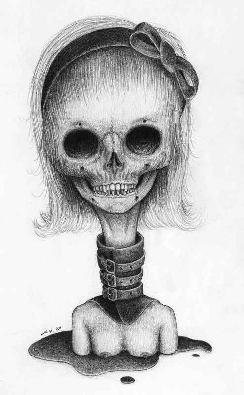Страшные картинки для срисовки
