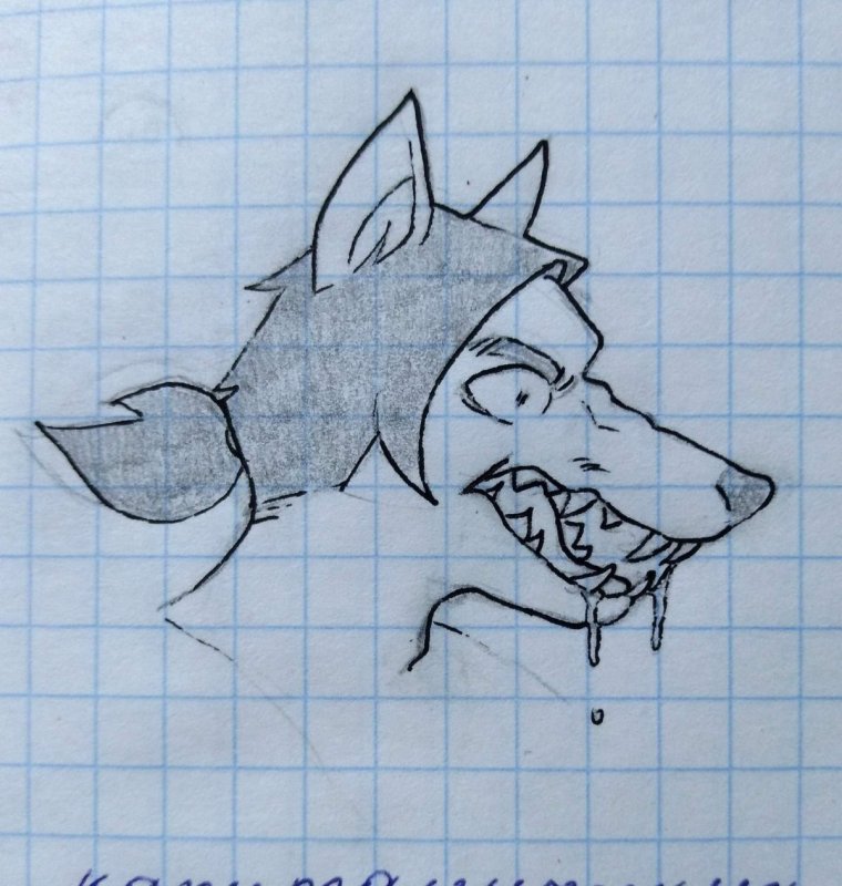 Андреев кусака детский рисунок