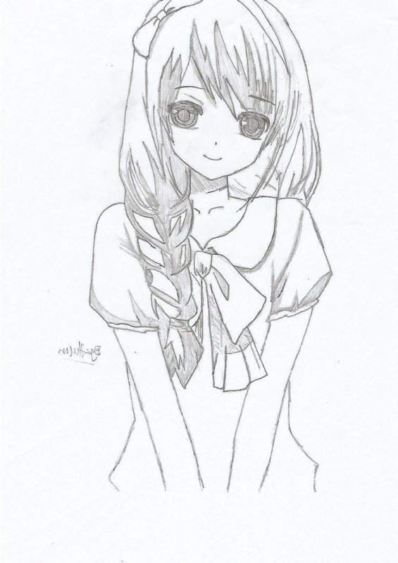 Аниме карандашом