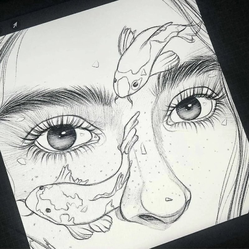 Картинки для срисовки лёгкие эстетичные