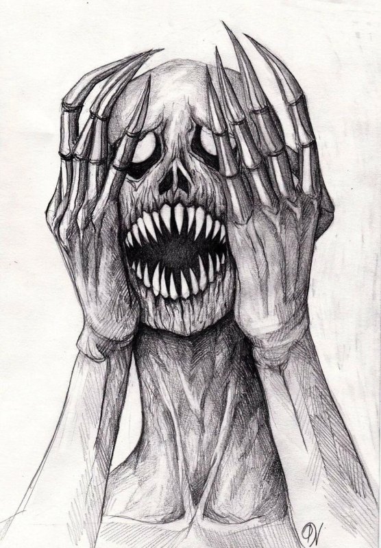 Рисунки к Хэллоуину для срисовки