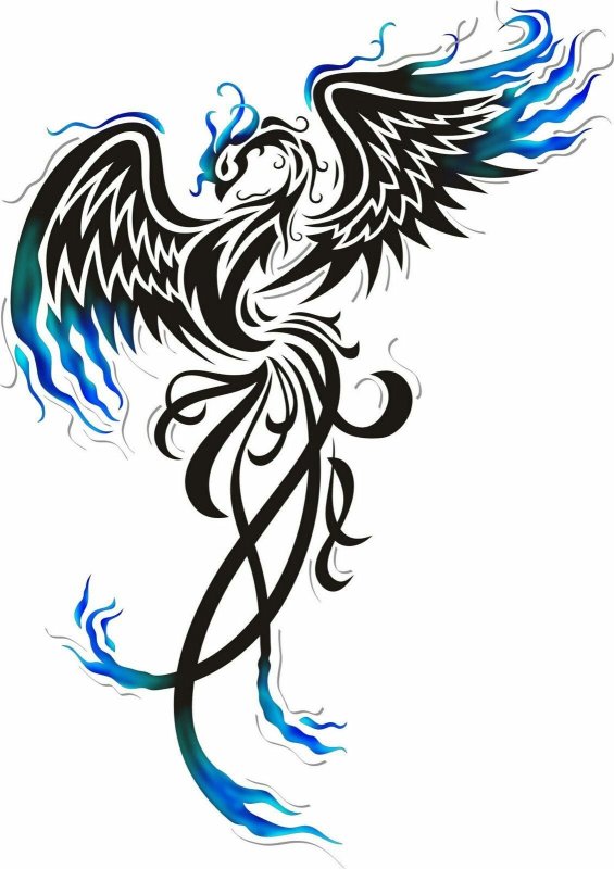 Феникс эскиз