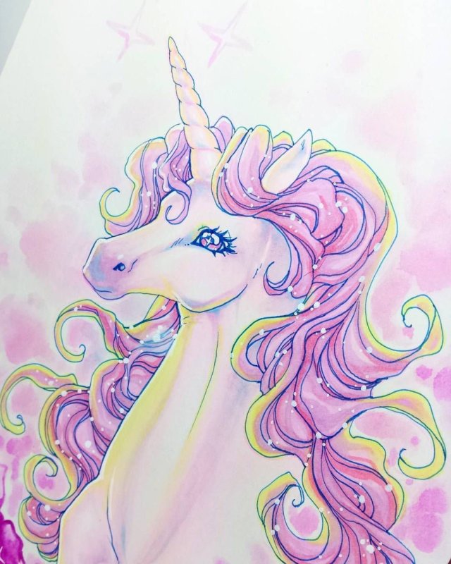 Единорог рисунок