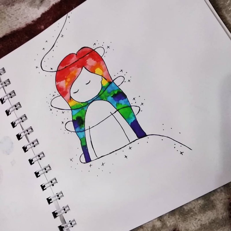 Рисунки в скетчбуке