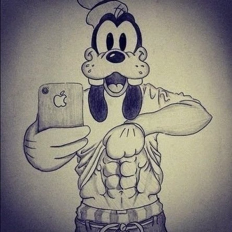 Пикачу карандашом