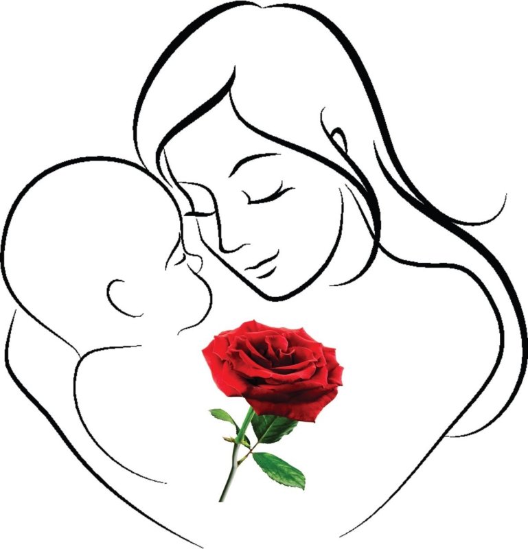 Картинки на день матери карандашом для срисовки