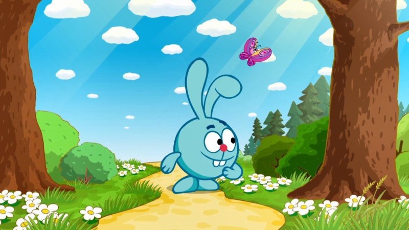 Герои мультиков Смешарики Крош