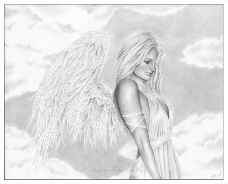 Картинки девушки нарисованные