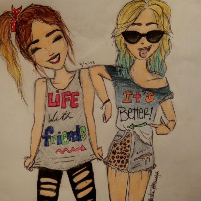 Зарисовки лучшей подруги