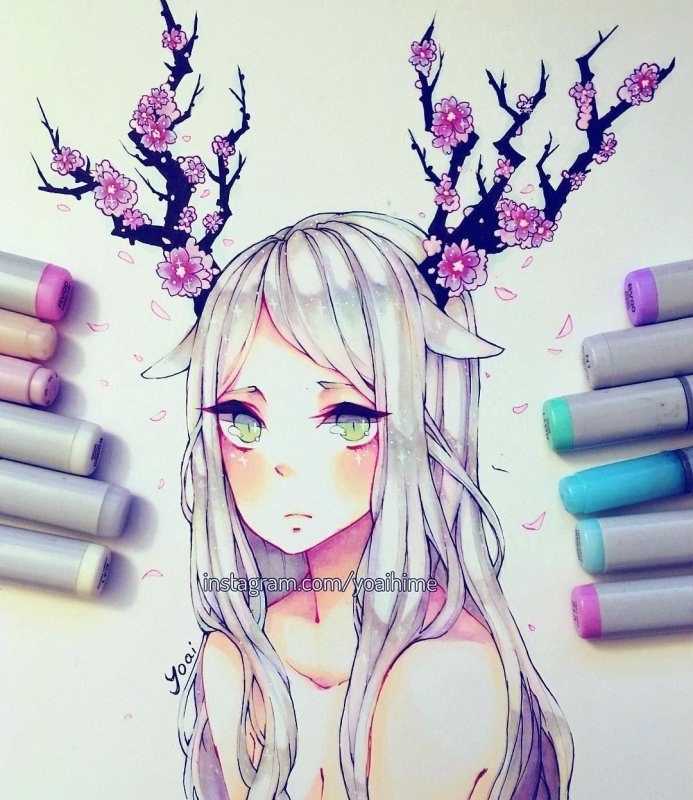 Аниеирисунки карандашом