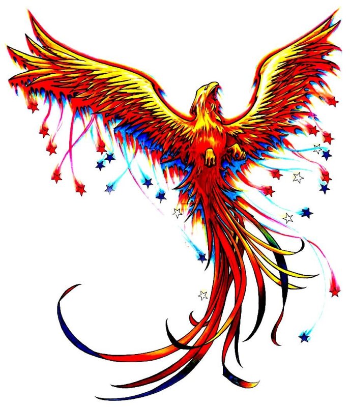 Феникс эскиз