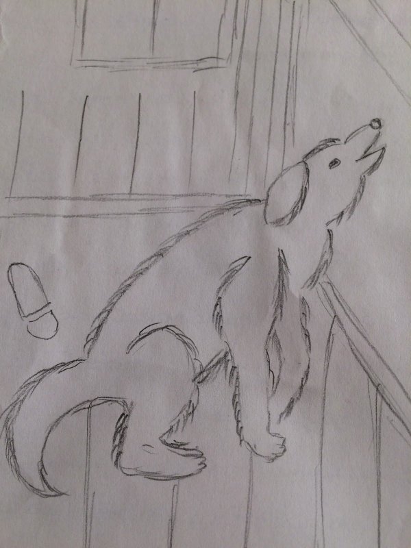 Ручка "собака"