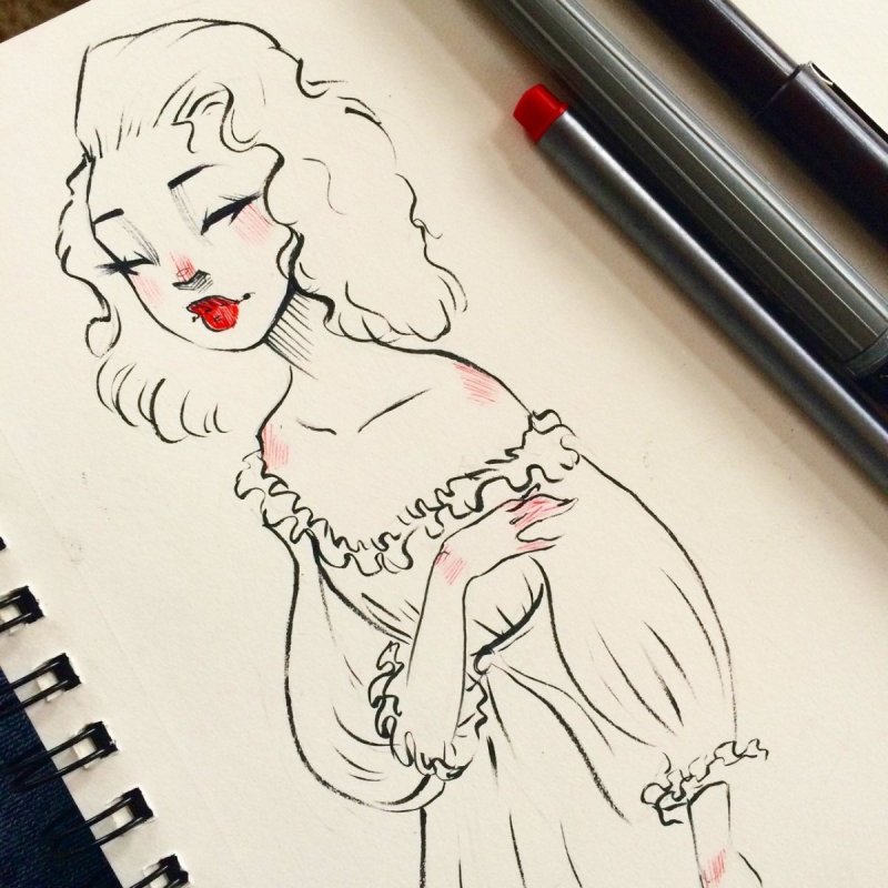 Рисунки для скетчбука лёгкие маркерами для скетчинга