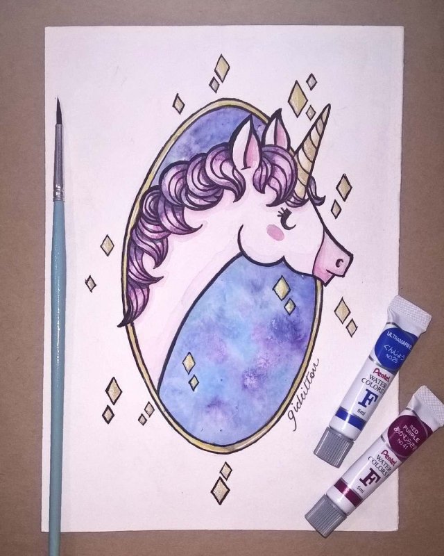 Единорог Графика