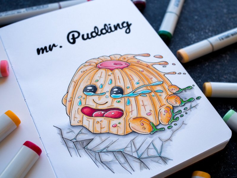 Рисунки маркерами для скетчинга