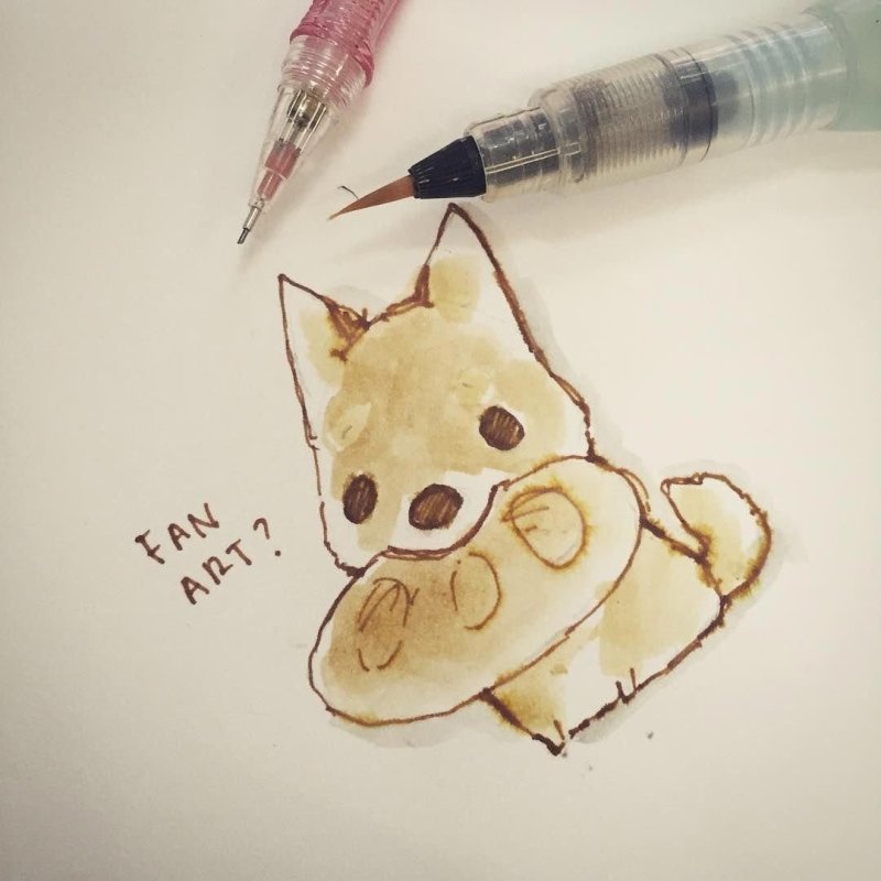 Лера Кирьякова портрет маркерами