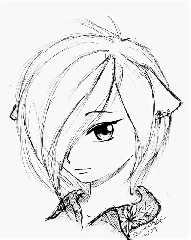 Срисовки для девочек