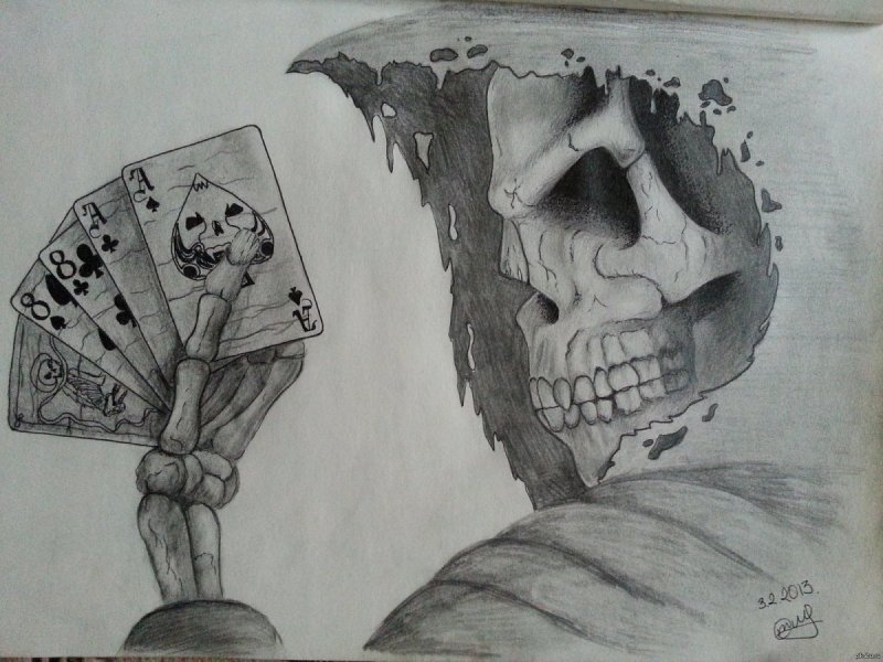 Страшные рисунки для срисовки