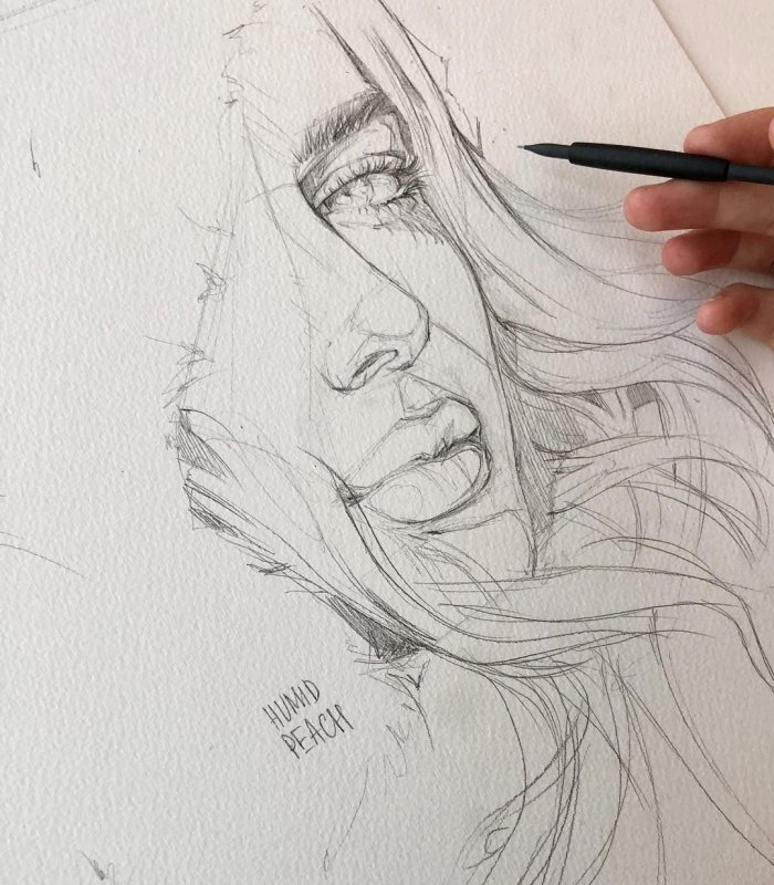 Туториал рисования лица