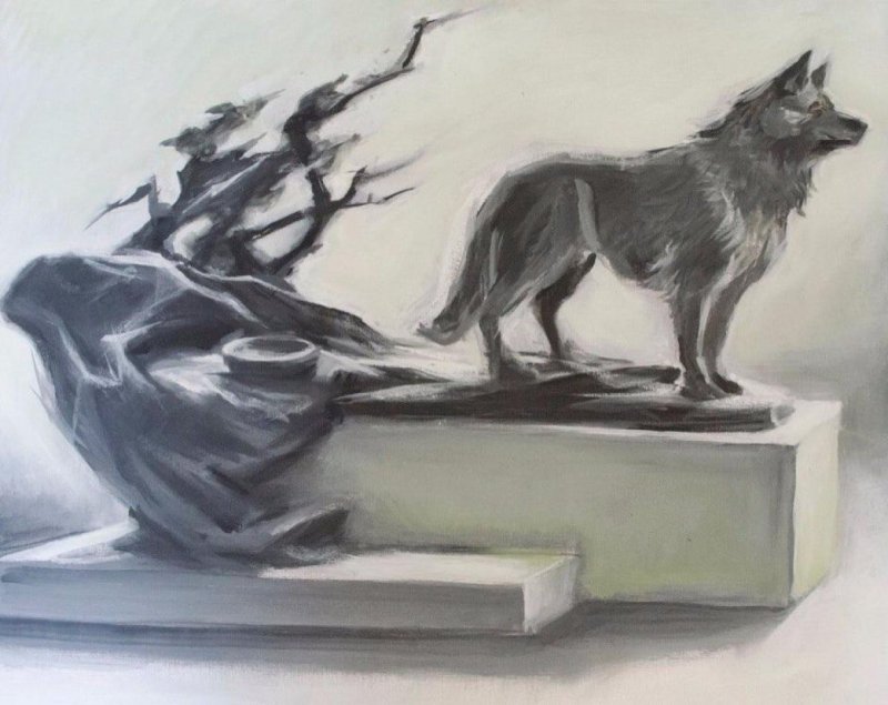 Животных грусть рисунок