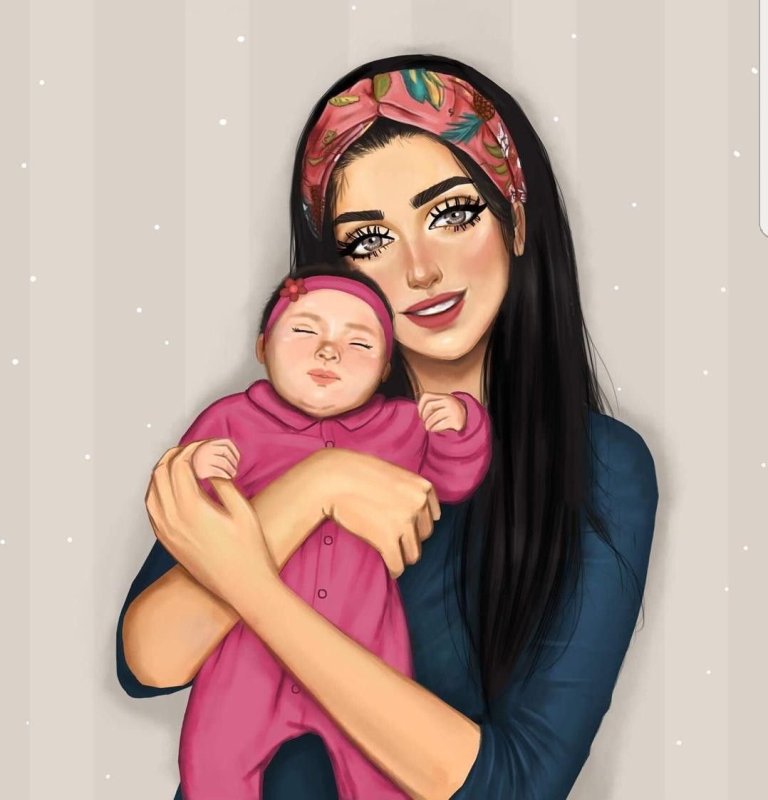 Рисунок ко Дню матери