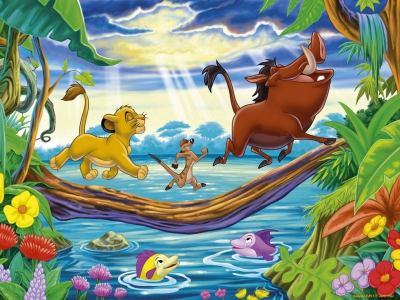 Обои на рабочий стол с мультяшками