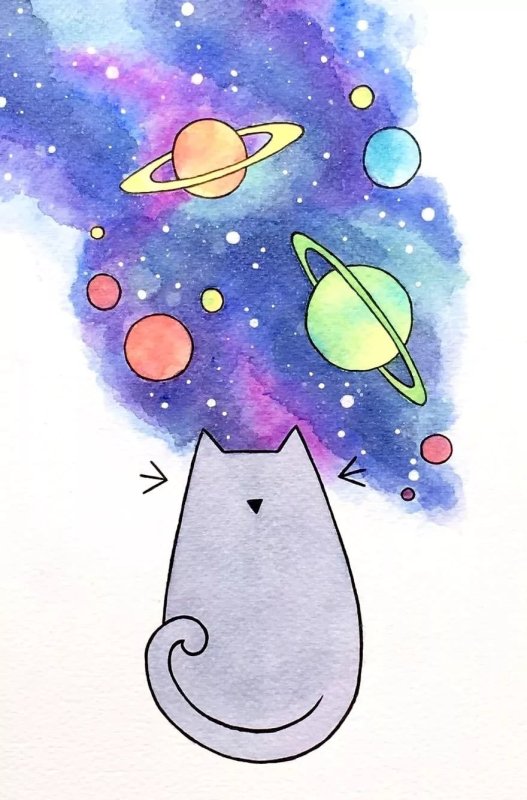 Милые лёгкие рисуночки