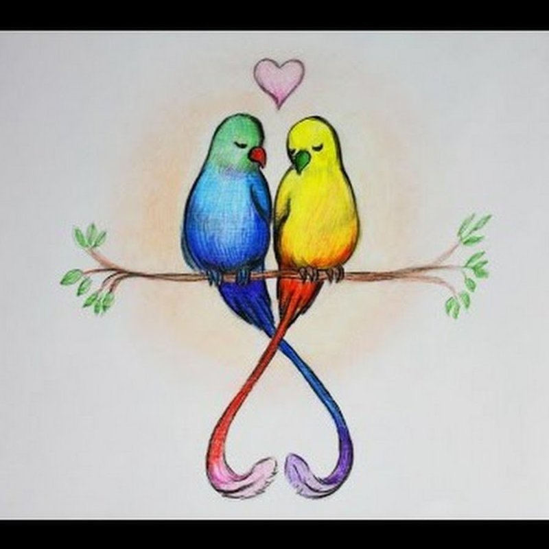 Рисунки для срисовки цветные