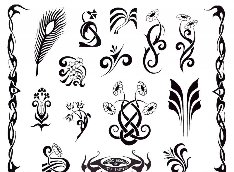 Простые узоры для рисования