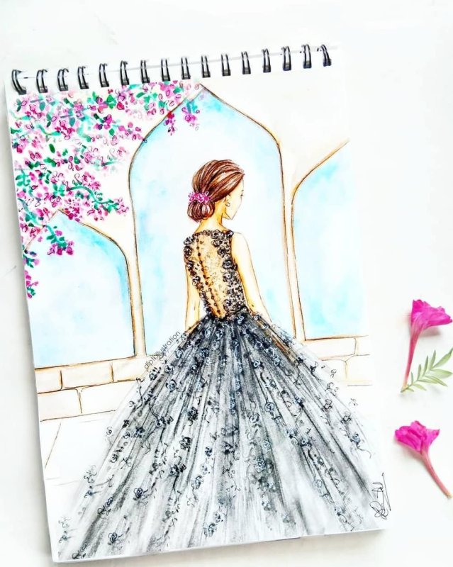Эскиз платья мечты