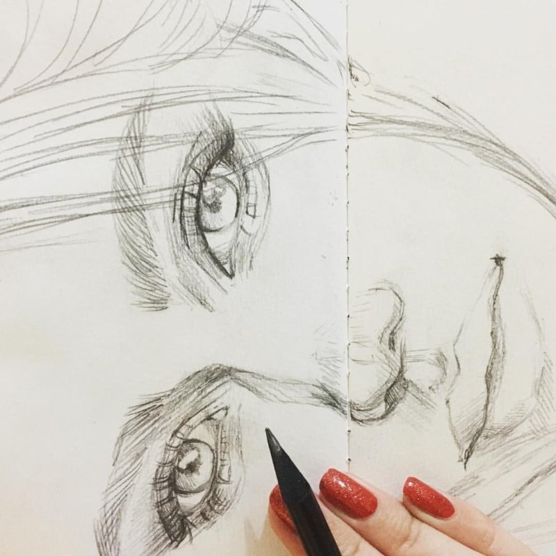 Кошка рисунок карандашом поэтапно