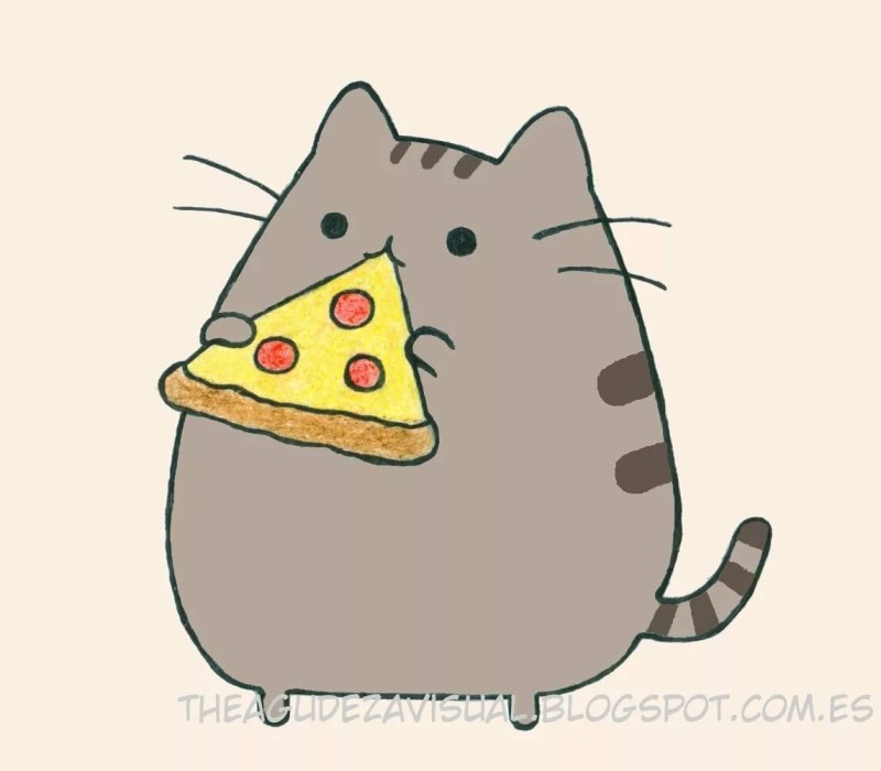 Няшные котики рисунки