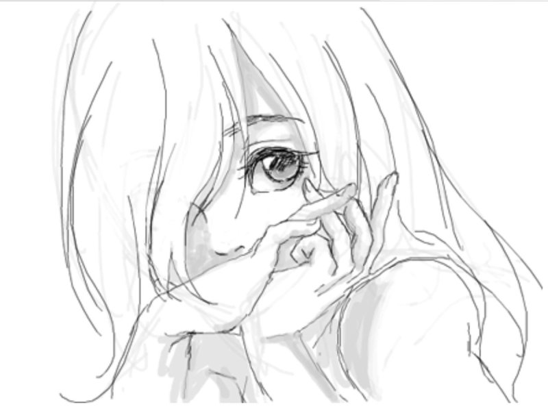 Аниме рисунки карандашом
