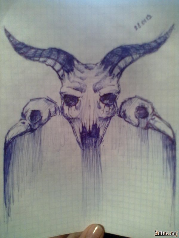 Жуткие рисунки карандашом