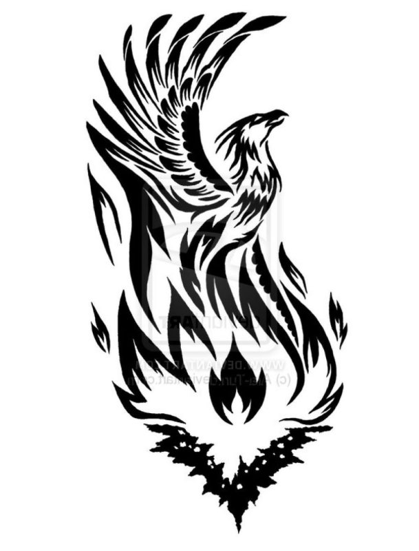 Эскиз скетч Феникс
