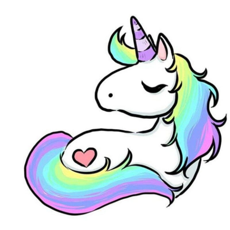 Единорог рисунок