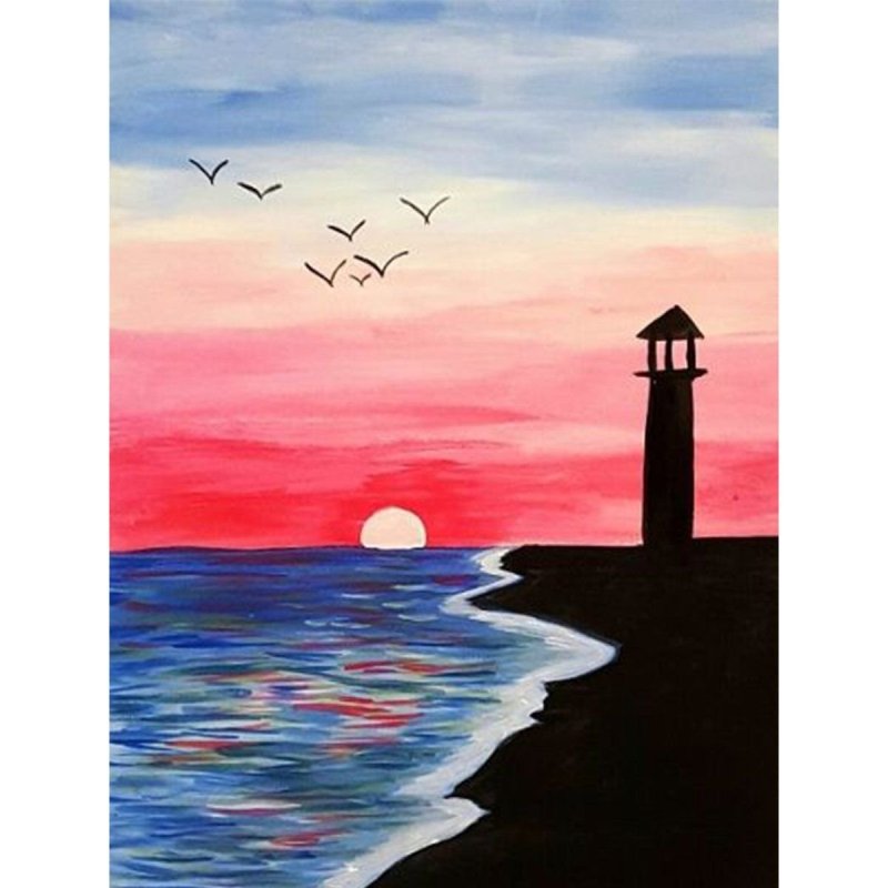 Срисовки лёгкие красками