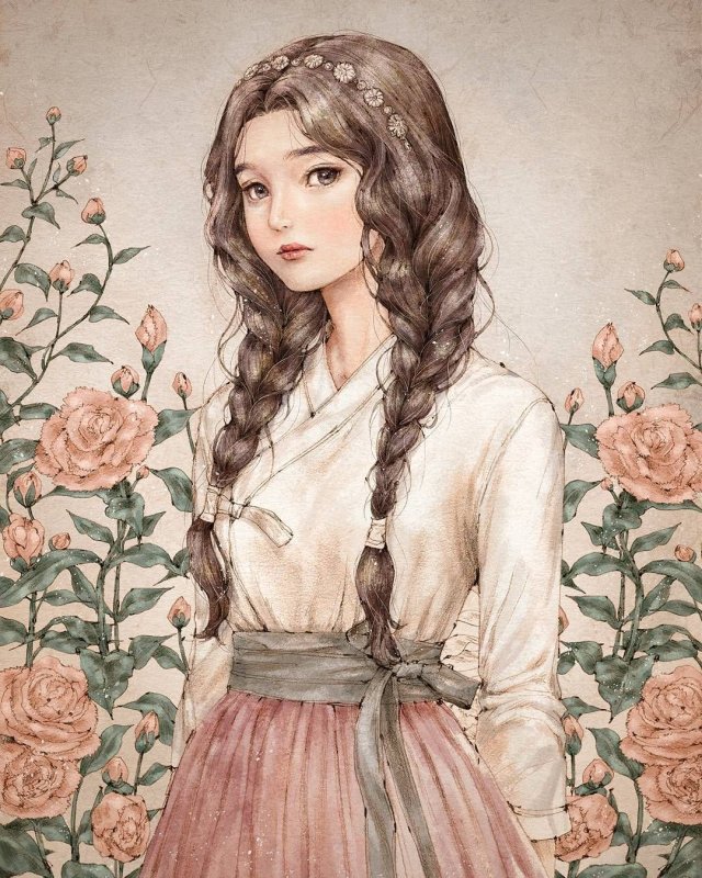 Нарисовать девочку