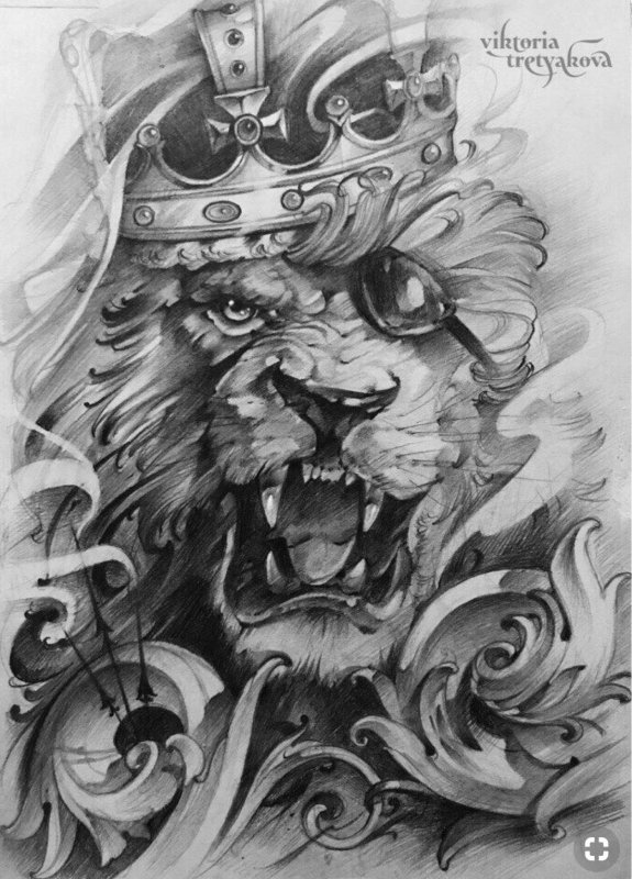 Лев с короной