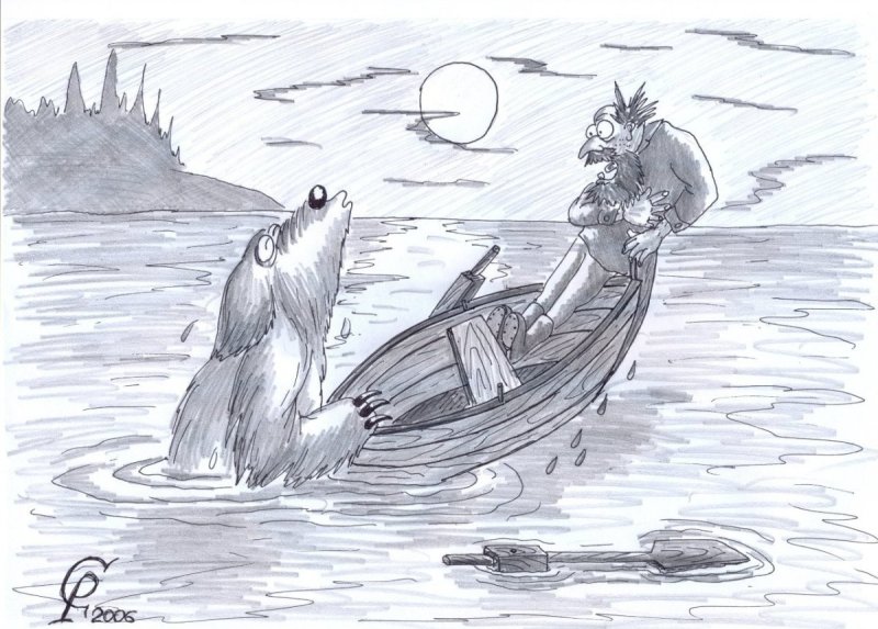 Нарисовать собаку Муму