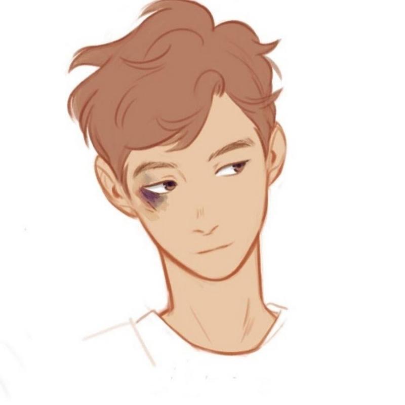 Набросок головы для рисования