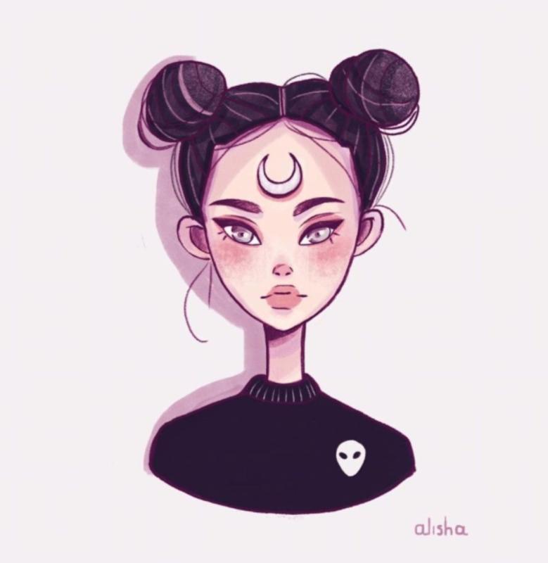 Билли Айлиш рисунок