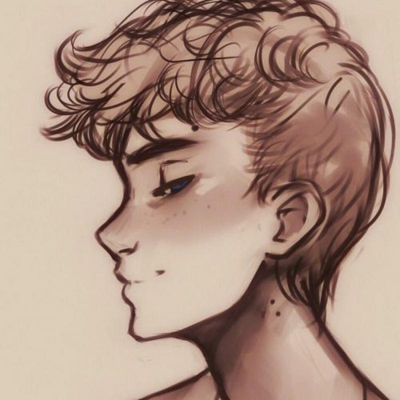 Парень в мультяшном стиле