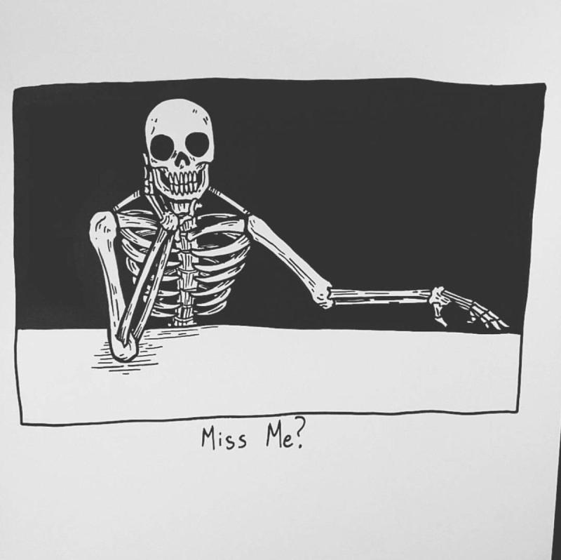 Череп эскиз