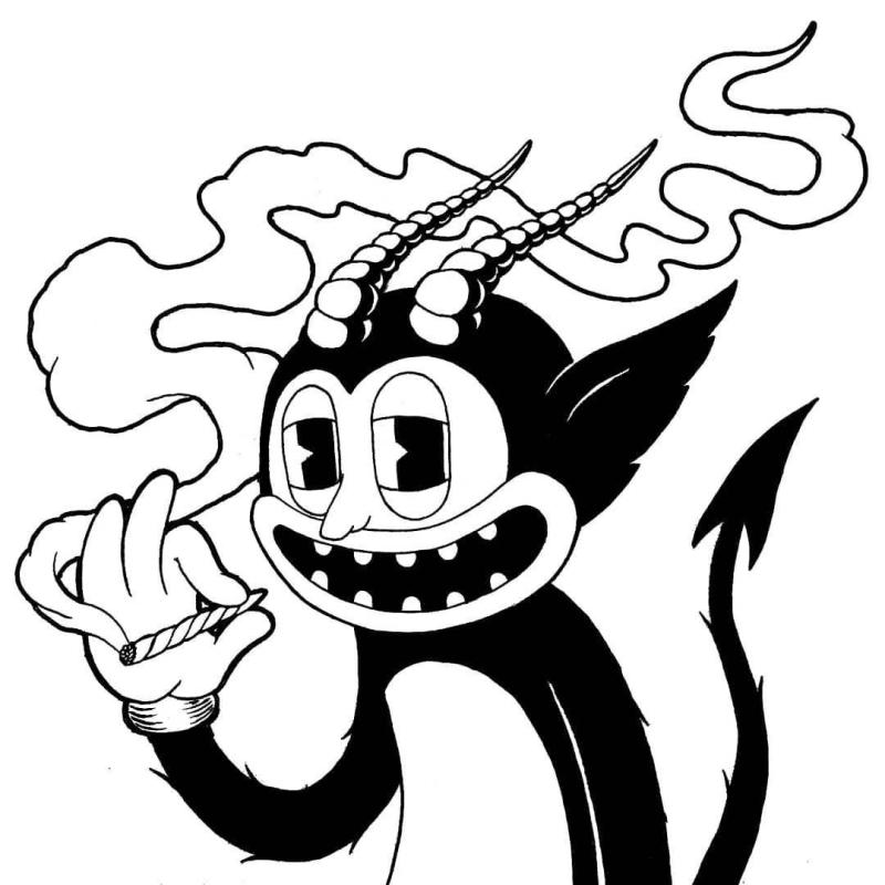 Череп рисунок тату